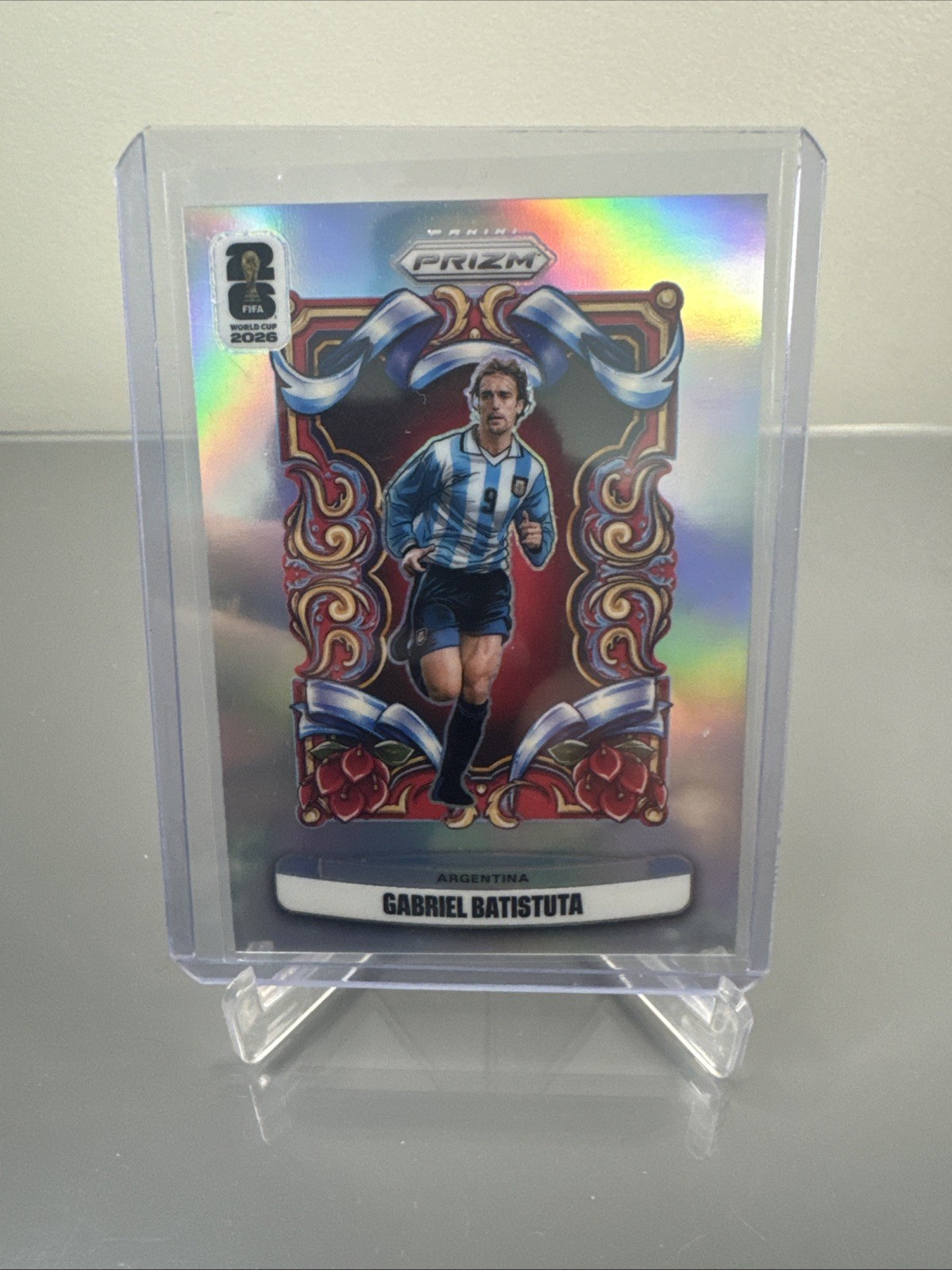 2026 Prizm World Cup Gabriel Batistuta National Landmarks SSP #28 Argentina