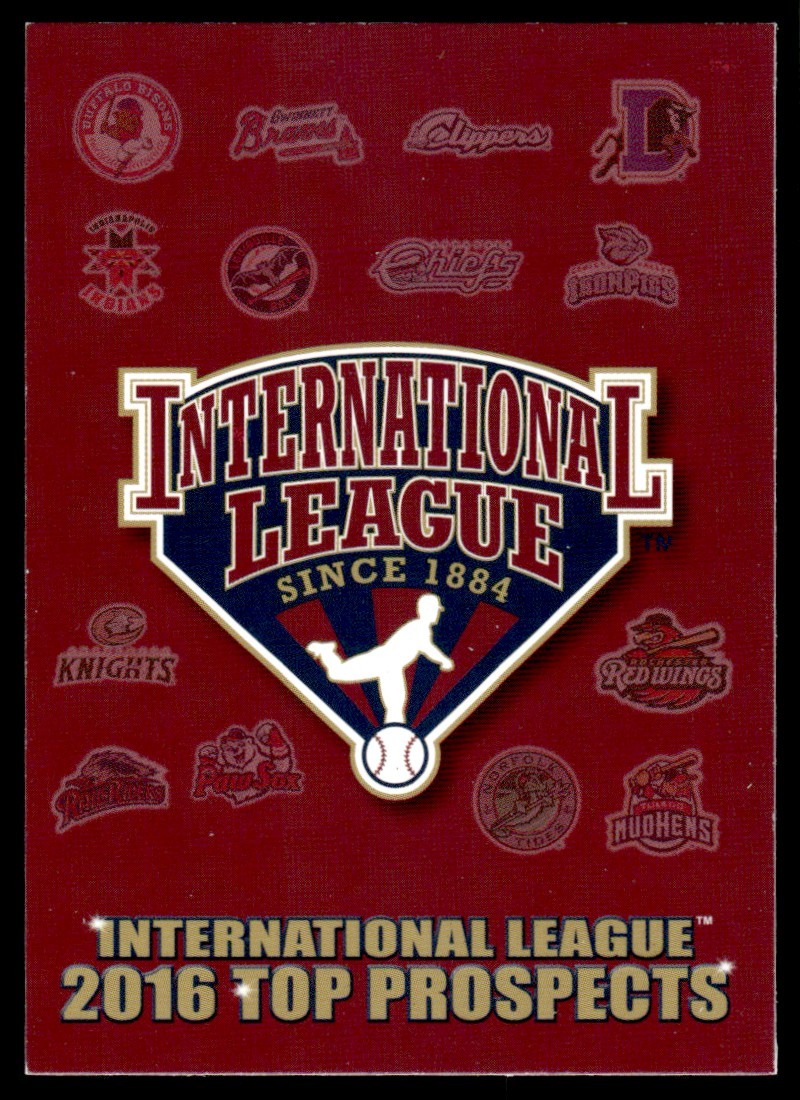 2016 Checklist Choice Minor League Rookie Card AAA Top Prospects