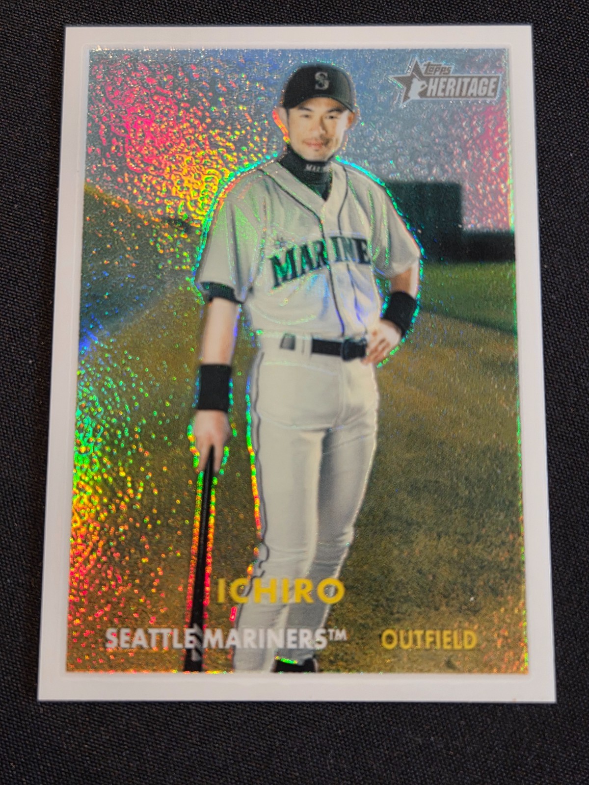 Sharp Well Centered 2006 Topps Heritage Chrome #56 ICHIRO SUZUKI Refractor /577