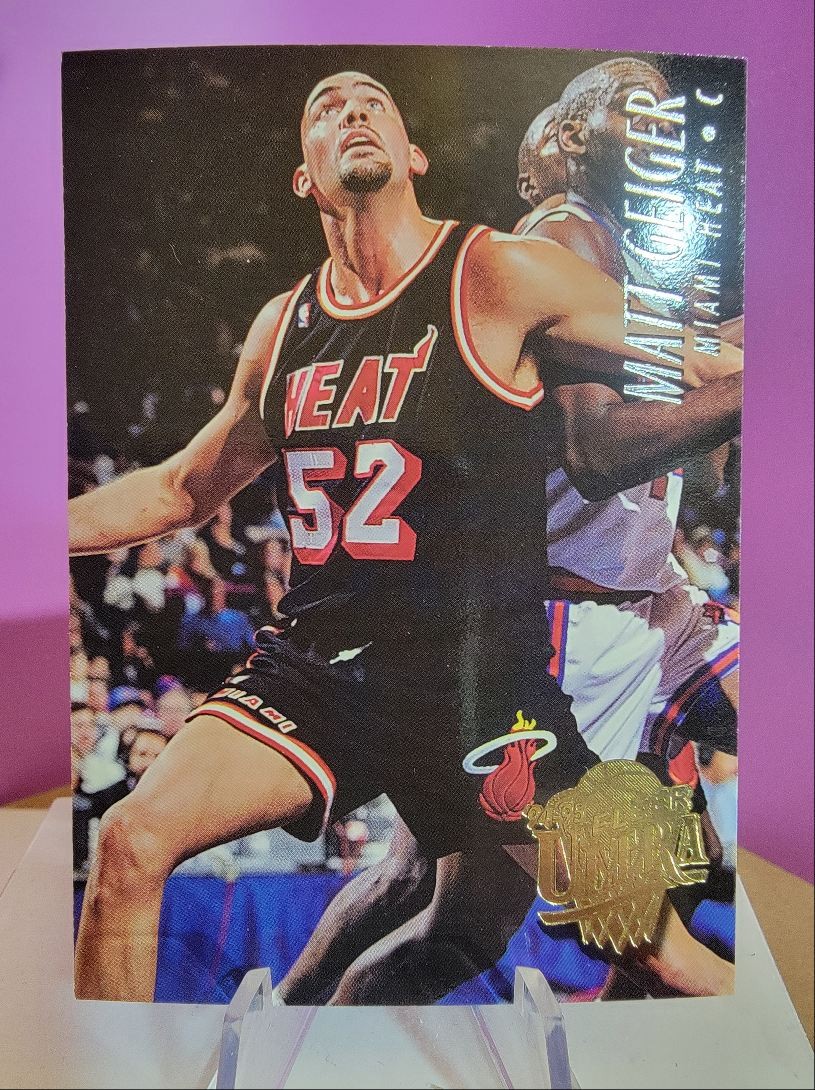 1994 Fleer Ultra #94 Matt Geiger – Miami Heat