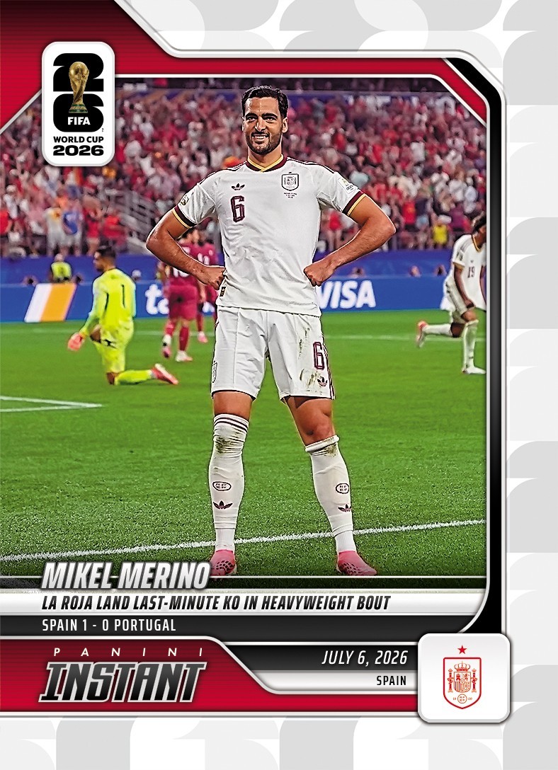 2026 Panini Instant FIFA World Cup #213 Mikel Merino Spain PRESALE