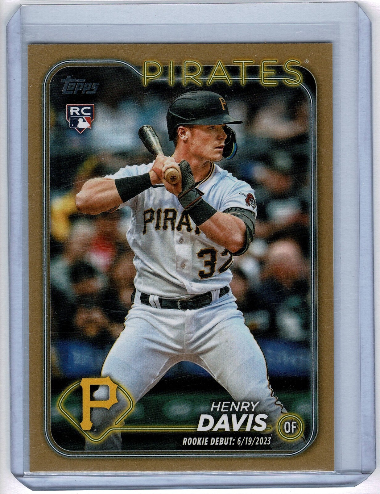 2024 Topps Series 1 – Henry Davis #295 Gold 2017/2024 (RC)
