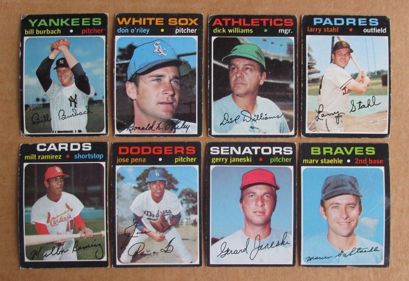 1971 TOPPS BASEBALL HIGH SERIES CARD SINGLES COMPLETE YOUR SET PICK CHOOSE
