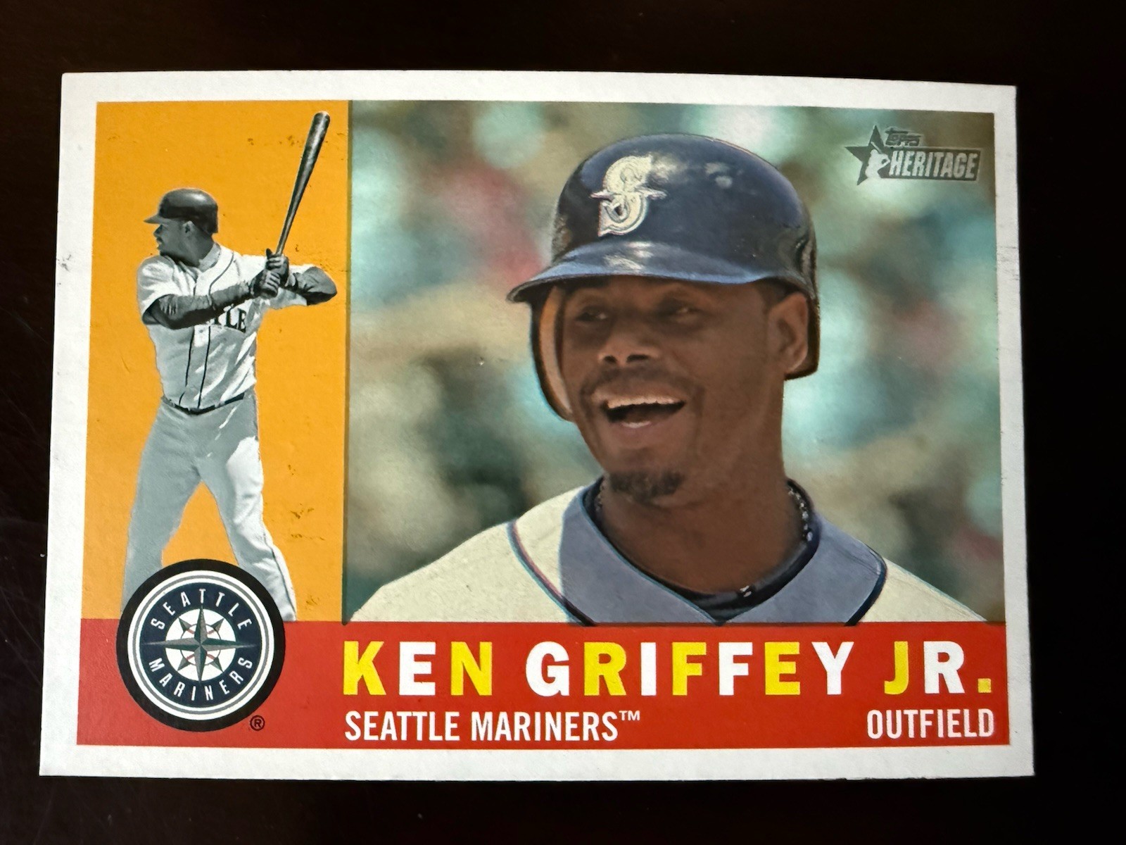 KEN GRIFFEY JR 2009 Topps Heritage SP #704 High Number Base Shortprint Mariners