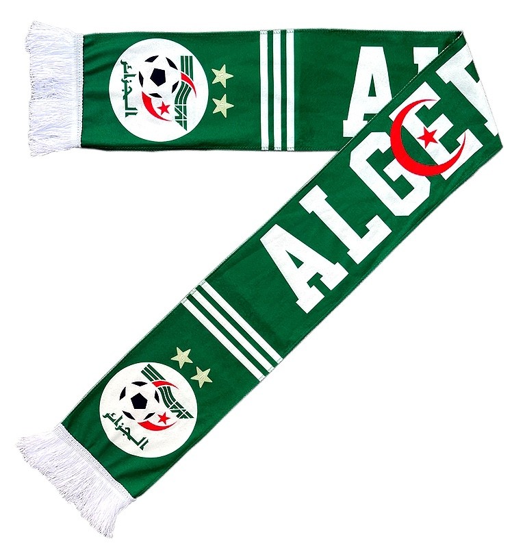 Algeria National Team Soccer Scarf – Algerian Futebol Polar Fleece Gift Fennecs
