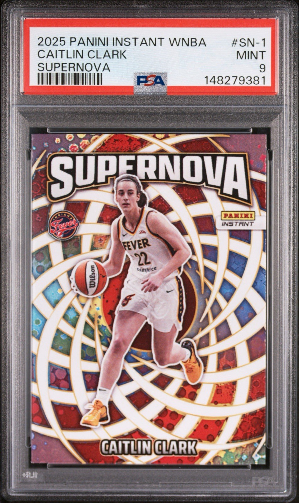 2025 Panini Instant WNBA Supernova #SN-1 Caitlin Clark PSA 9 MINT