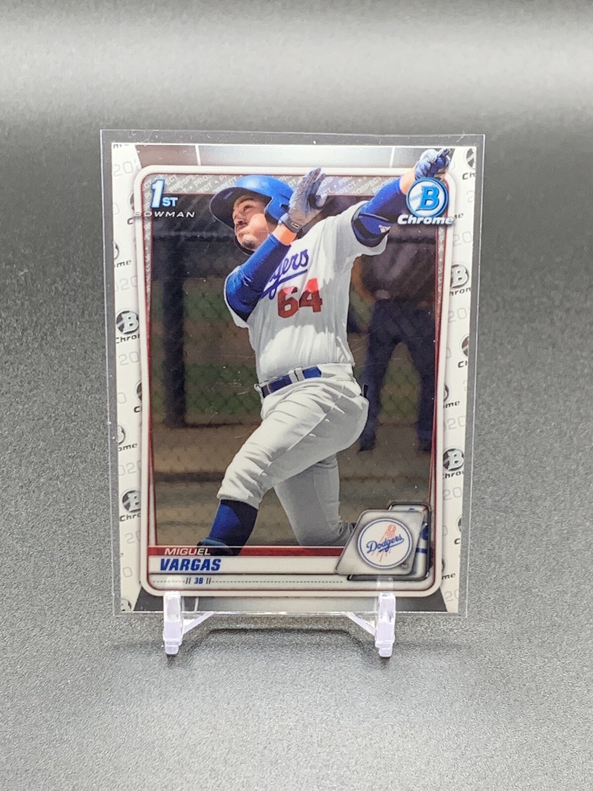 2020 Bowman Miguel Vargas BCP-131 1st Chrome Chicago White Sox