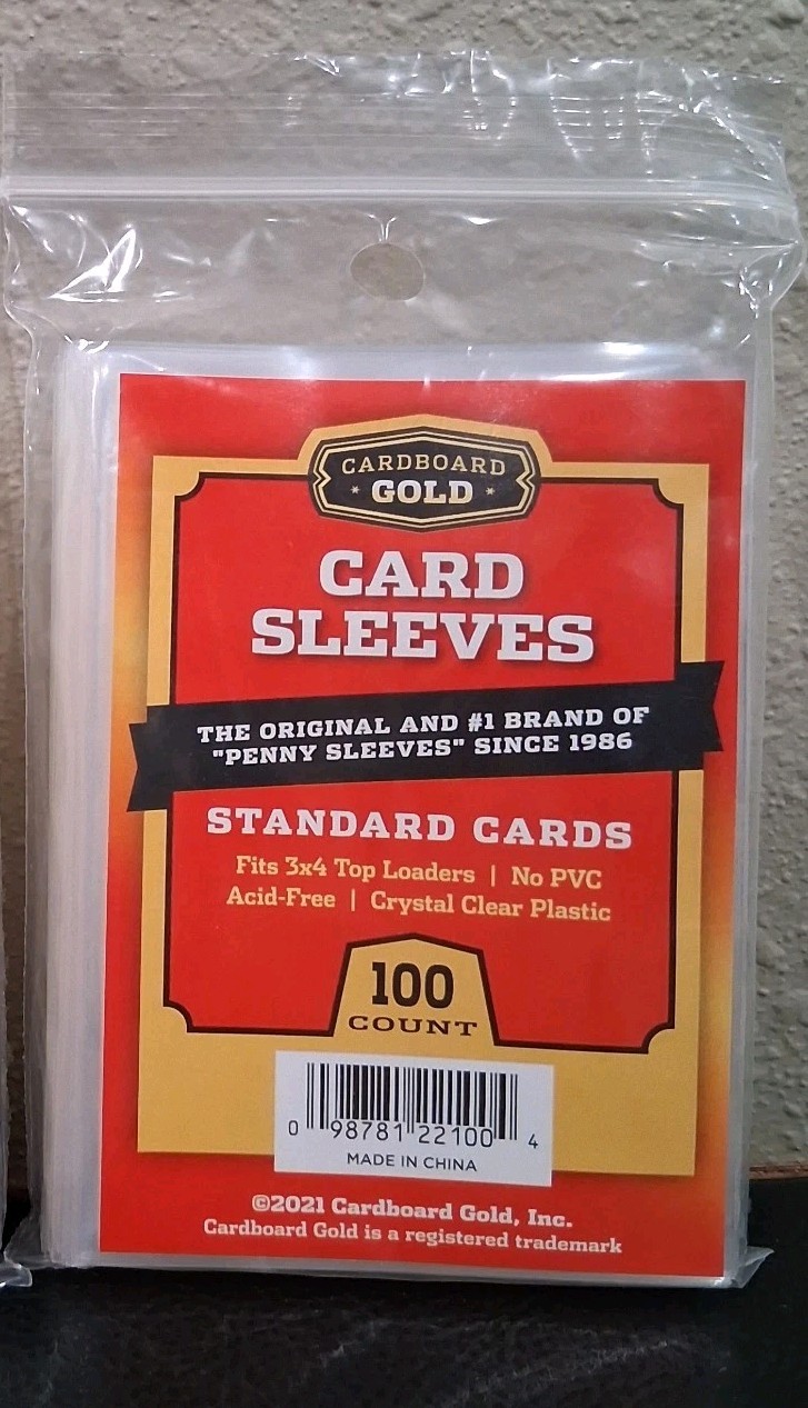 Cardboard Gold Standard Soft “Penny” Sleeves! (1 Pack, 100 Count) Bulk Savings!
