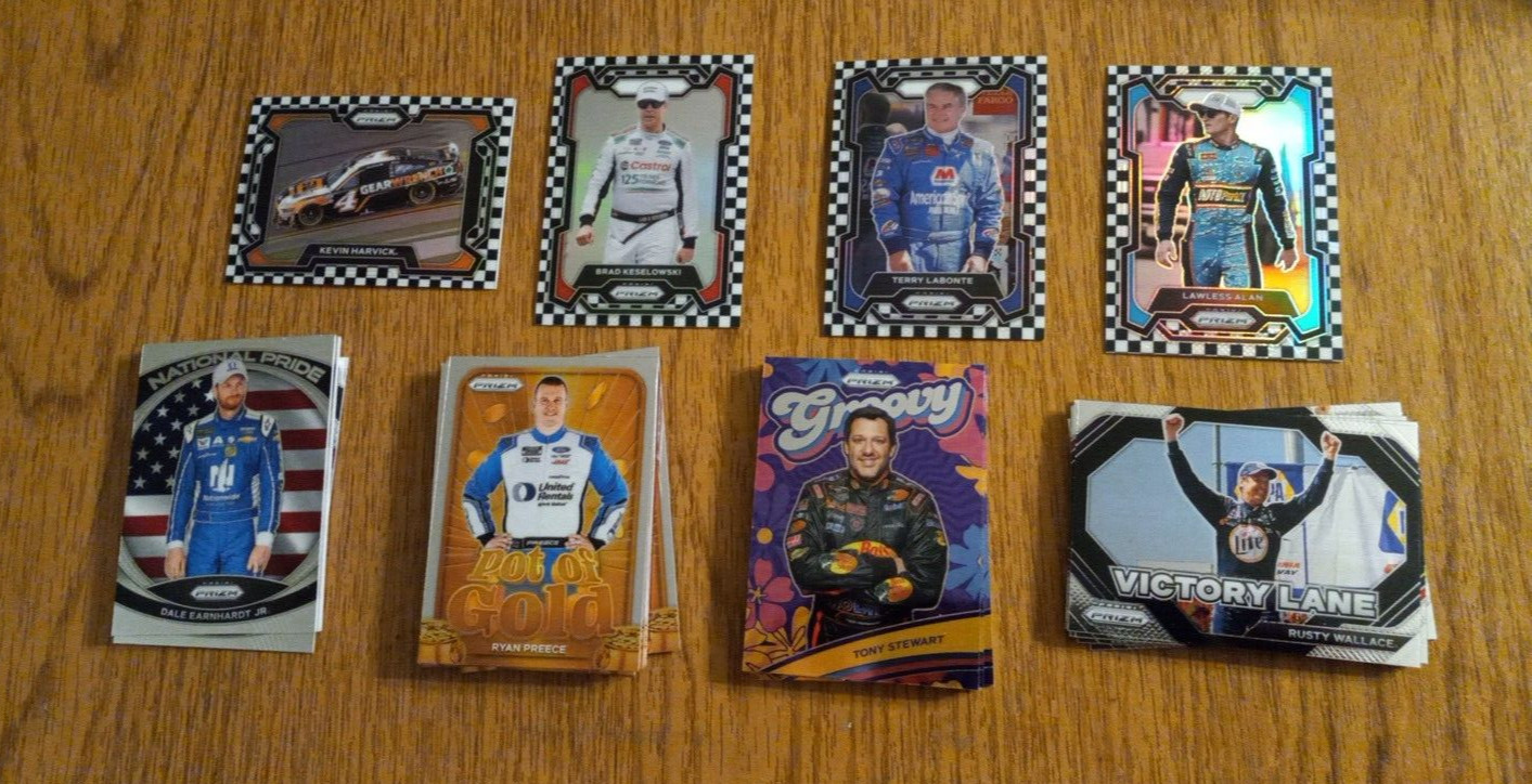 2024 Panini Prizm Racing INSERTS, PRIZM & PARALLEL Singles – Create Own Lot