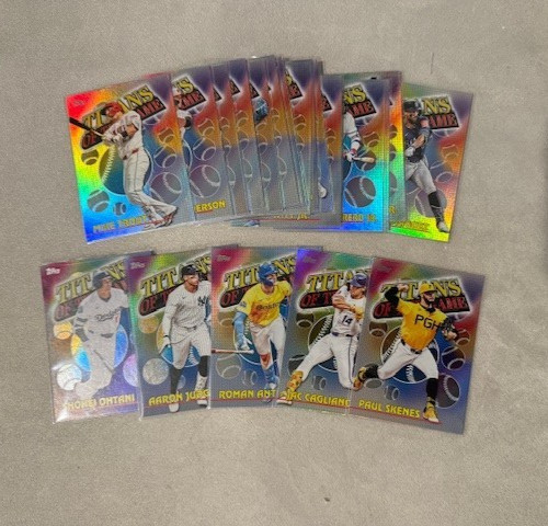 2026 MLB Topps Series 1 TITANS OF THE GAME COMPLETE 20 CARD SET TOG1-TOG20