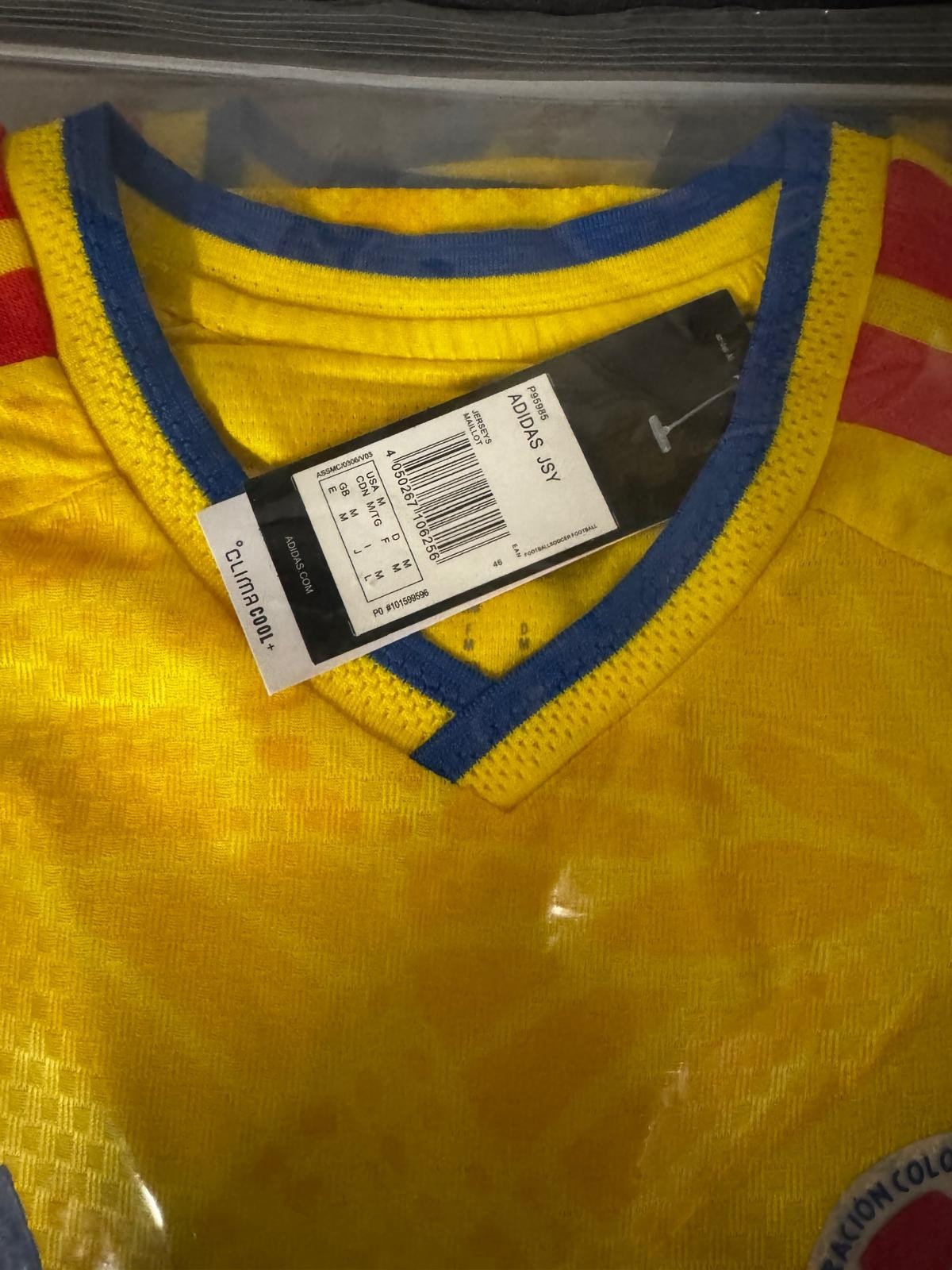 Colombia SOCCER Jersey Player Version Size M