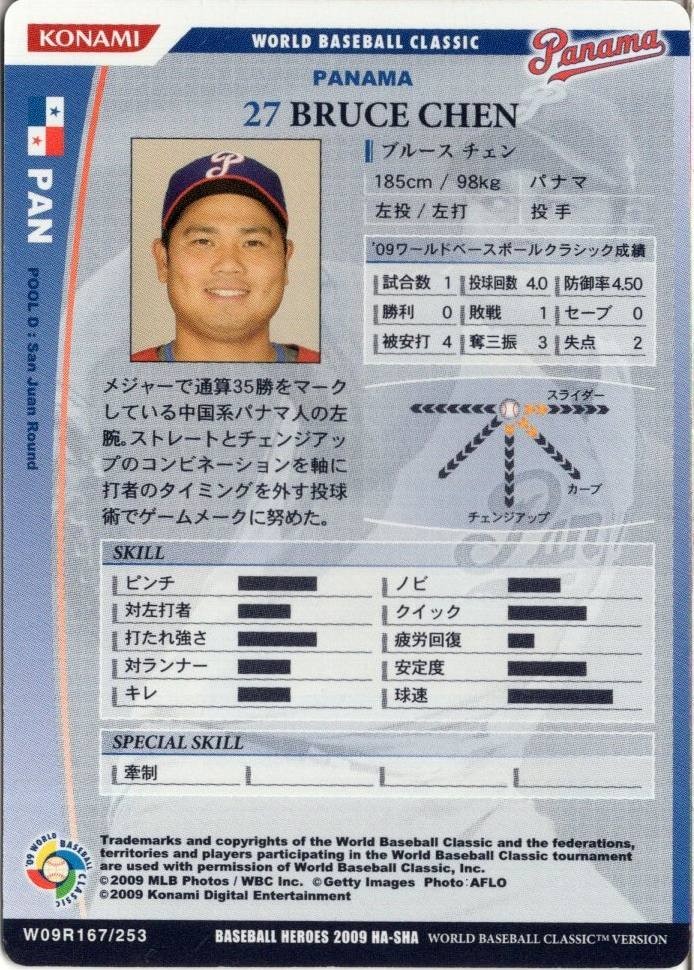 2009 Konami Baseball Heroes World Baseball Classic Japan Issue- Pick your cards