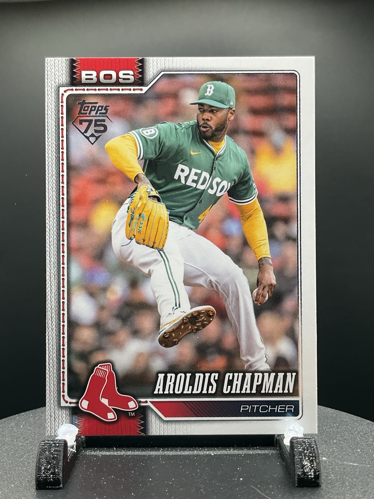 2026 Topps Series 2 Baseball #656 Aroldis Chapman, Boston Red Sox