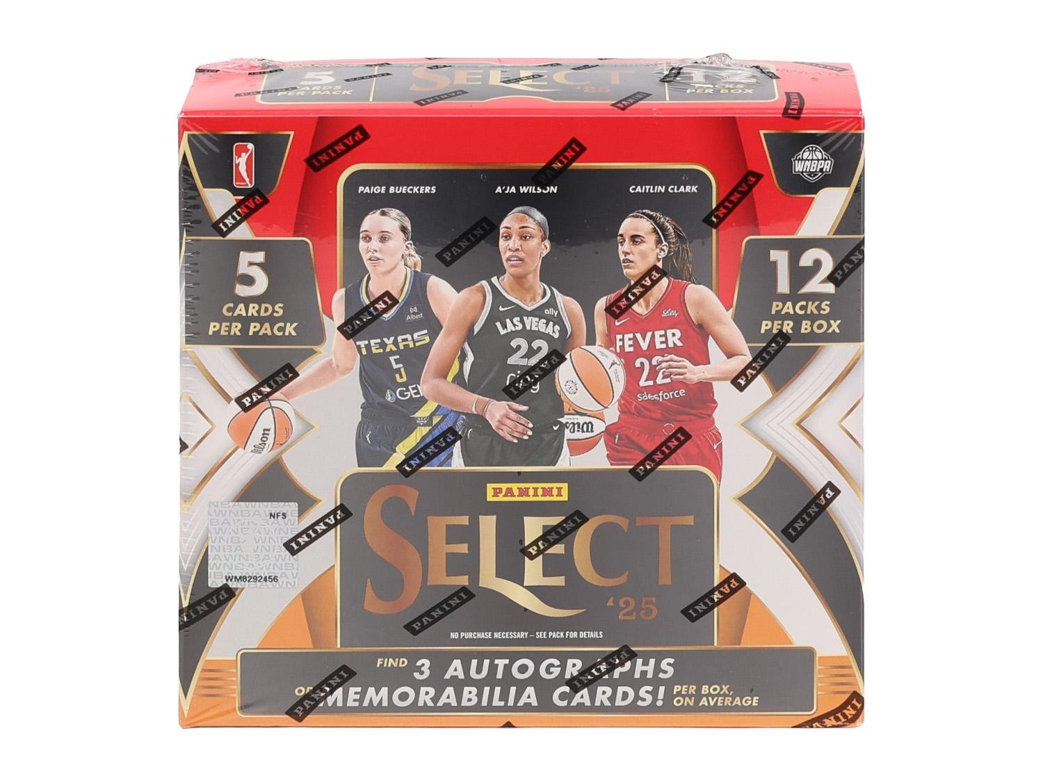 2025 PANINI SELECT WNBA BASKETBALL HOBBY BOX