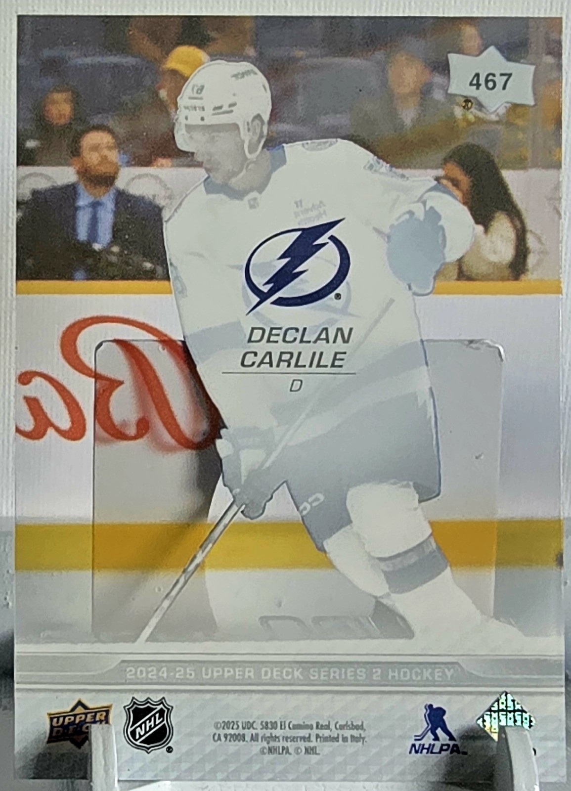 🔥24/25 2024 UPPER DECK SERIES 2 YOUNG GUNS CLEAR CUT CARDS 451-500 U-Pick🔥