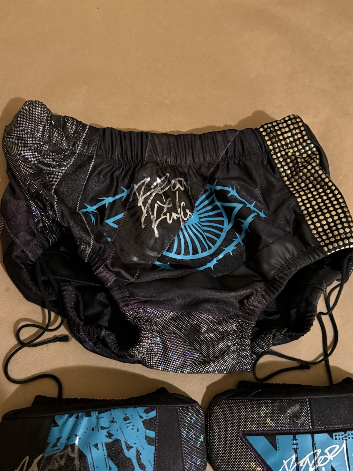 Brody King Ring Worn Signed Gear Trunks Knee Pads AEW NJPW 12/11/21 Not WWE