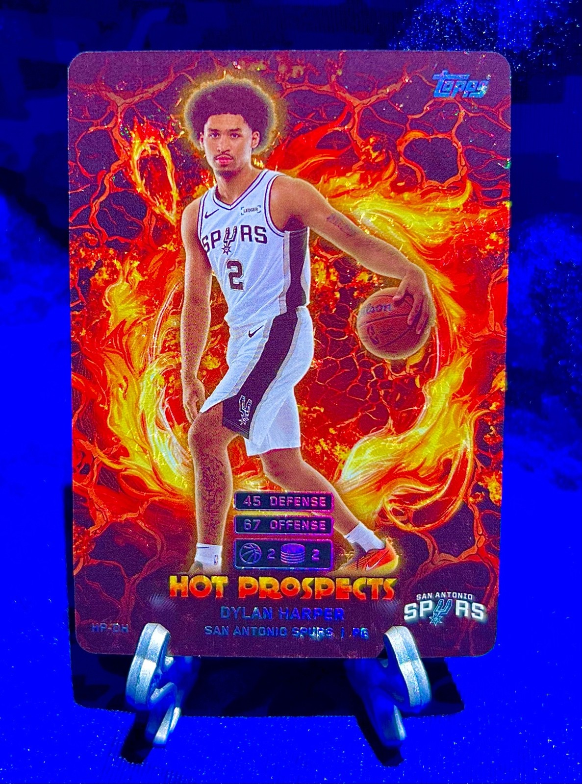 DYLAN HARPER 2025 Topps Hot Prospects HOLO FOIL #HP DH rookie SPURS