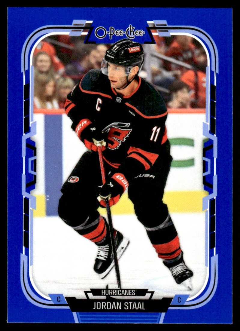 Jordan Staal Blue #251 2025-26 O-Pee-Chee Hockey Carolina Hurricanes