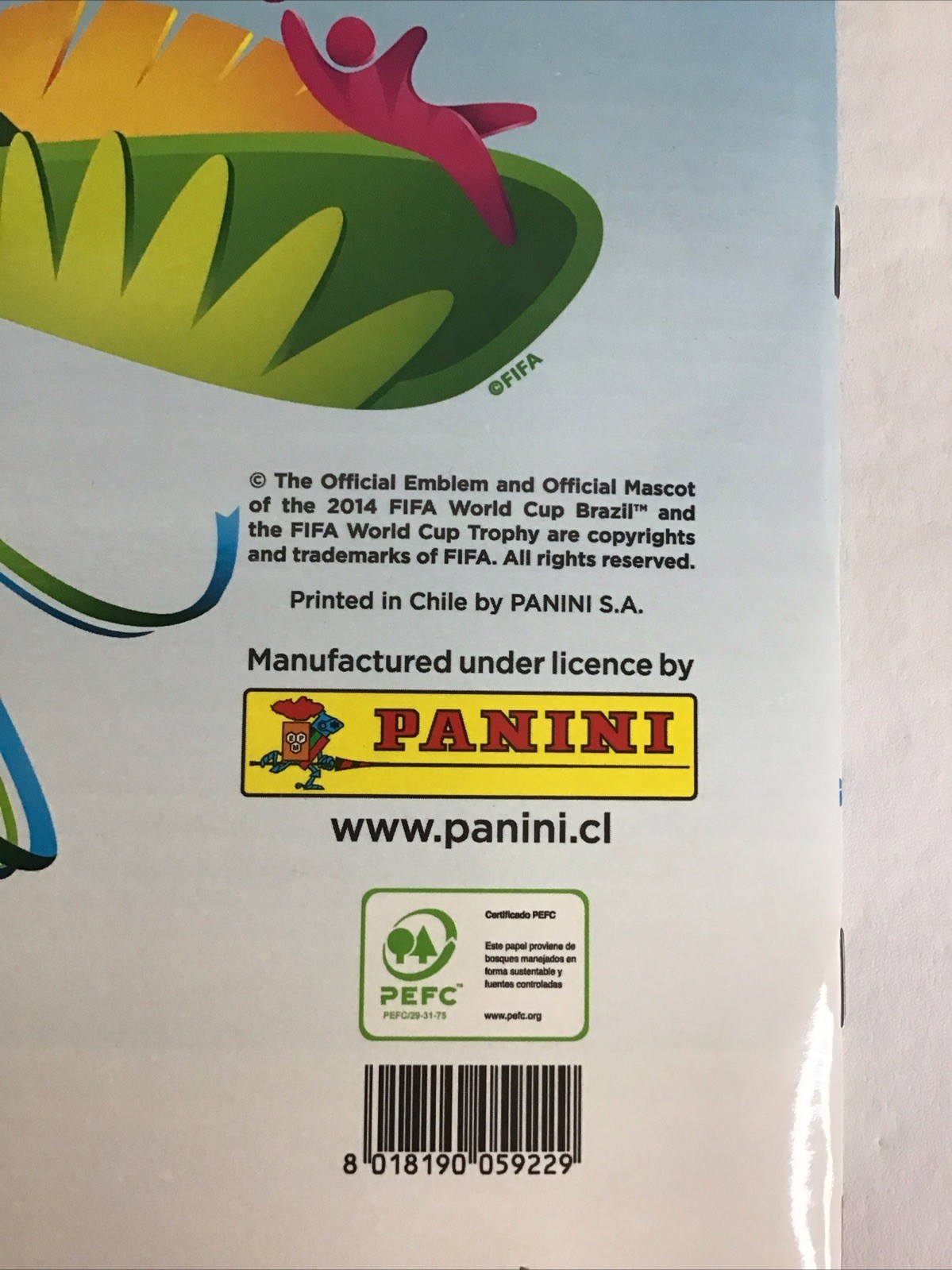 Incomplete 2014 FIFA WORLD CUP BRAZIL PANINI Football Album Latin American Vers