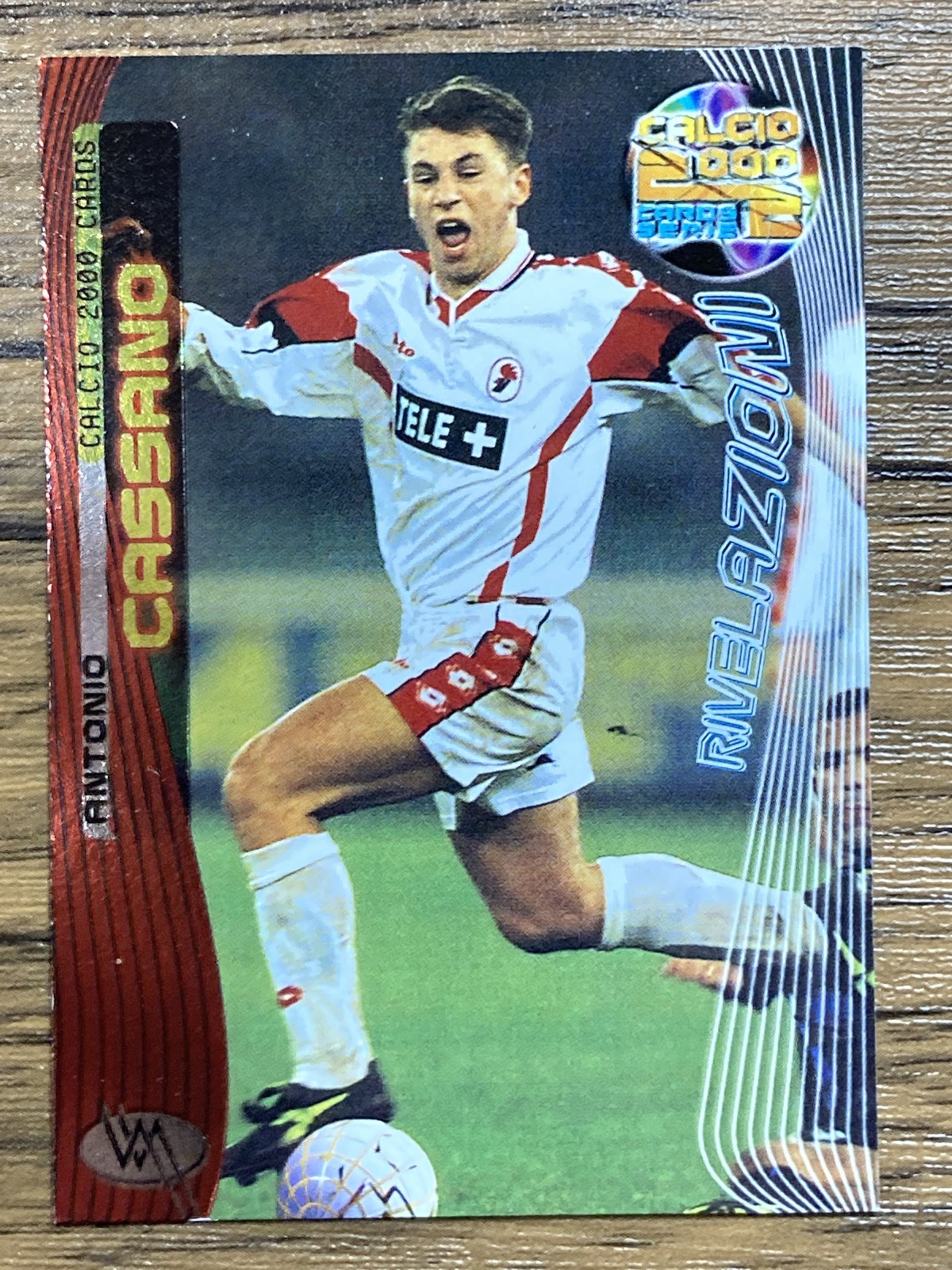 Panini Card Calcio 1999-2000 Serie A No. 41 Antonio Cassano Bari
