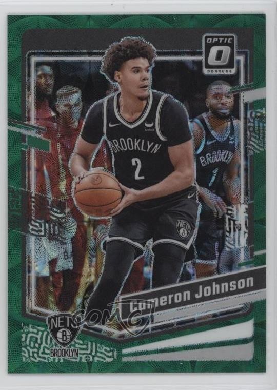 2023 Panini Donruss Optic International Green Prizm 29/65 Cameron Johnson 1gw7