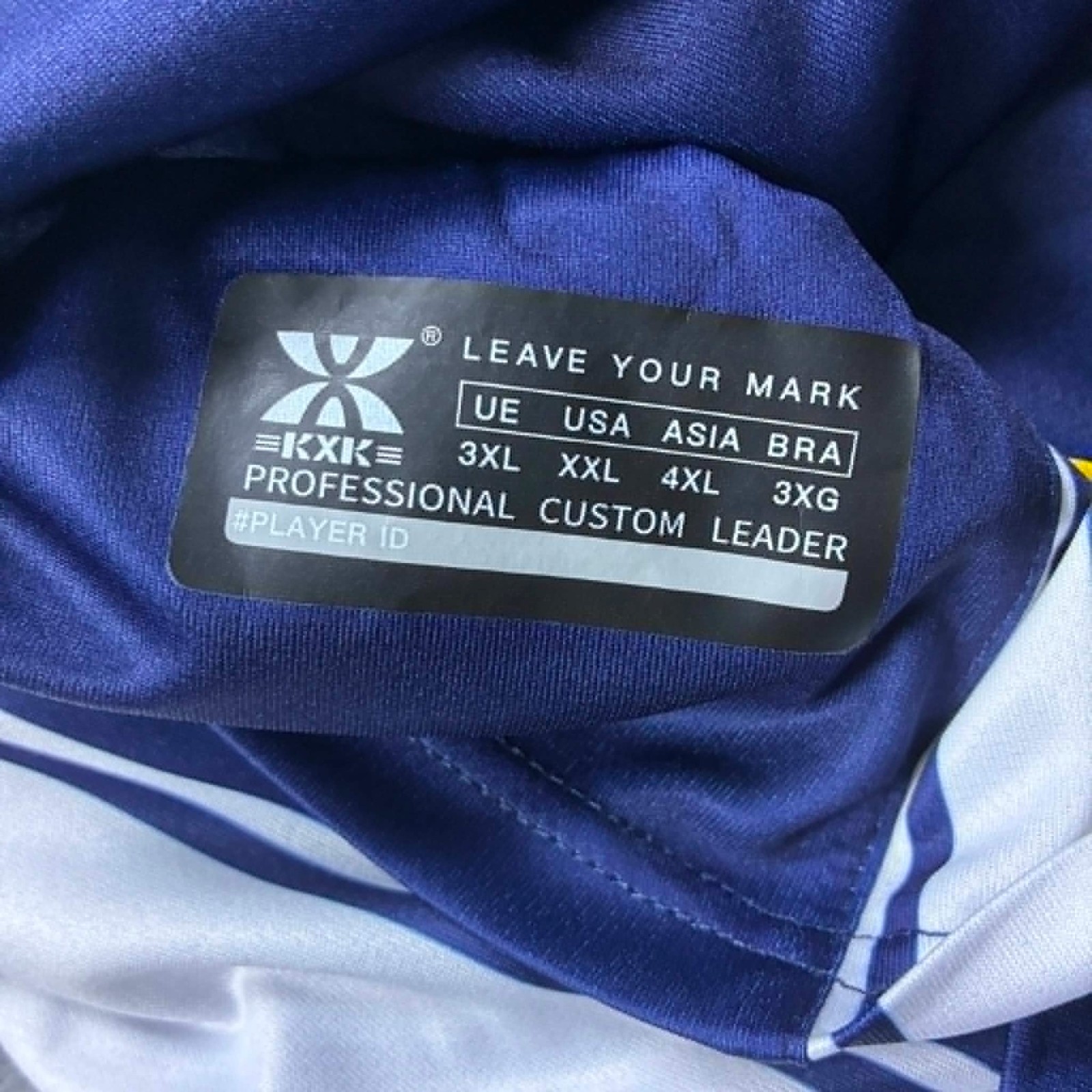 KXK Professional Reversible Basketball Jersey Mens 2XL Fab Five RLNTLS #5 Blue
