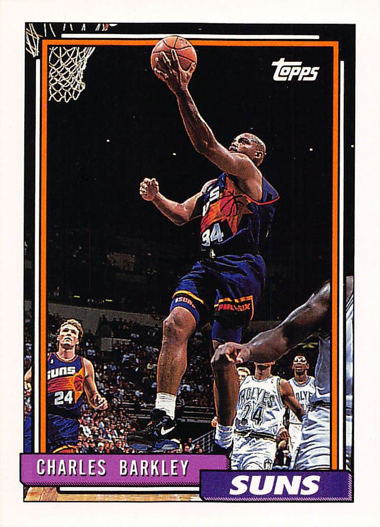 Charles Barkley 1992-93 Topps 270 Phoenix Suns BASKETBALL Card