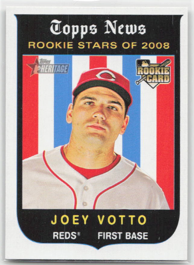 2008 Topps Heritage #146 Joey Votto RC
