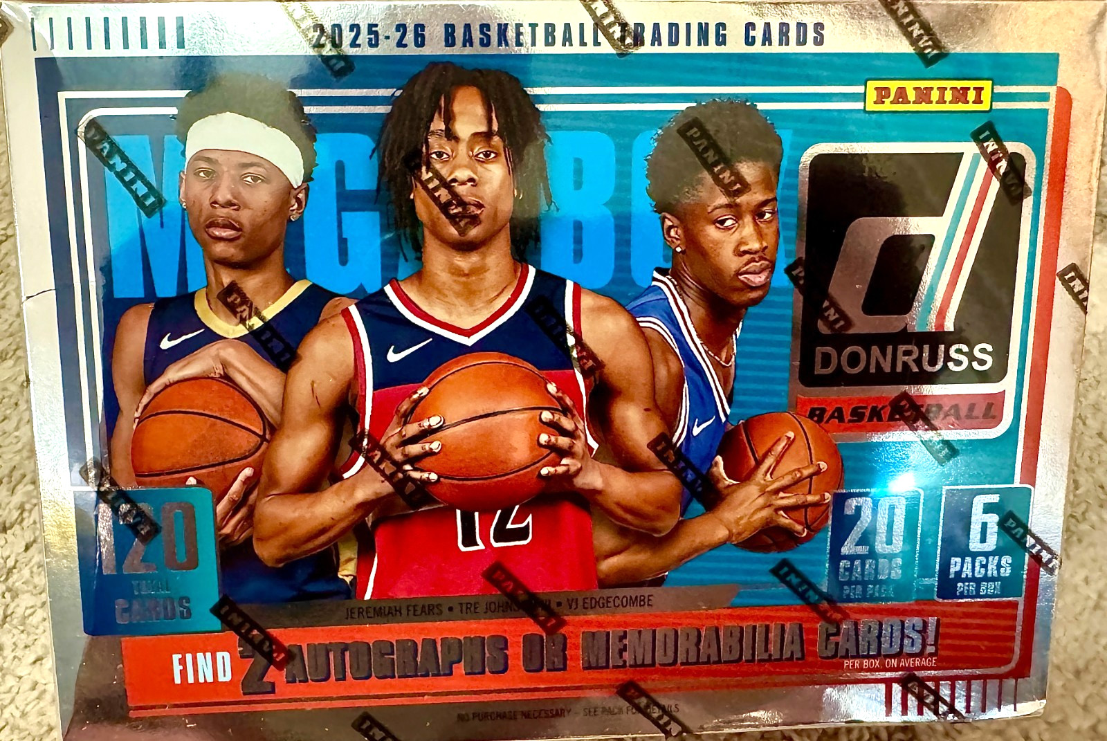 2025-26 Panini Donruss Basketball *NBA Trading Cards* *Mega Box*