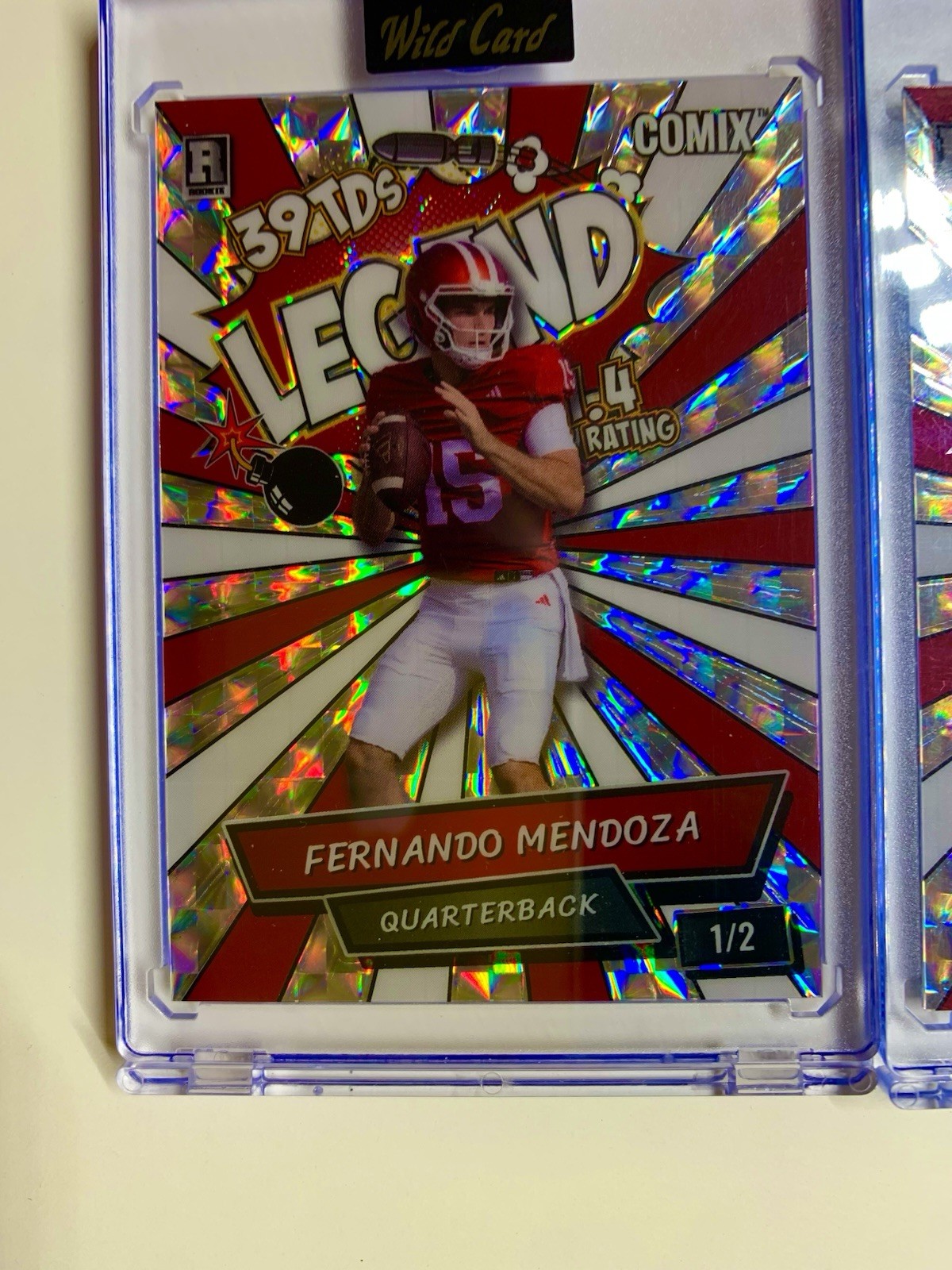 Fernando Mendoza RC 1st Complete Set Of Two.1/1-1/2 Same Colors/background Cool