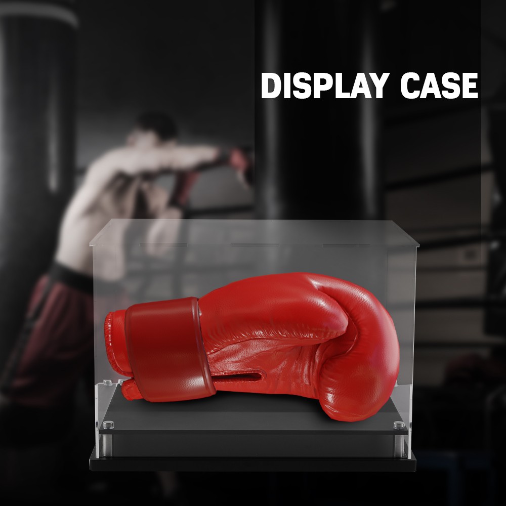 Black Base Riser Stand for Full Size Boxing Glove Holder Box Glove Display Case