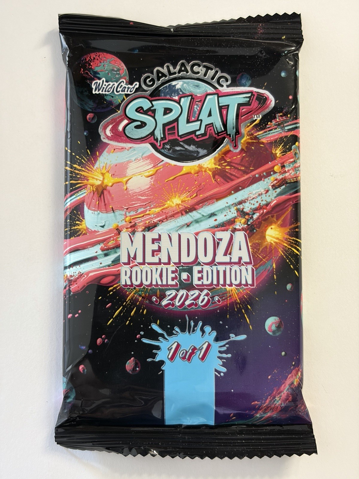 Fernando Mendoza Guaranteed One of One Sealed Pack Rookie Galactic Wild Card 1/1