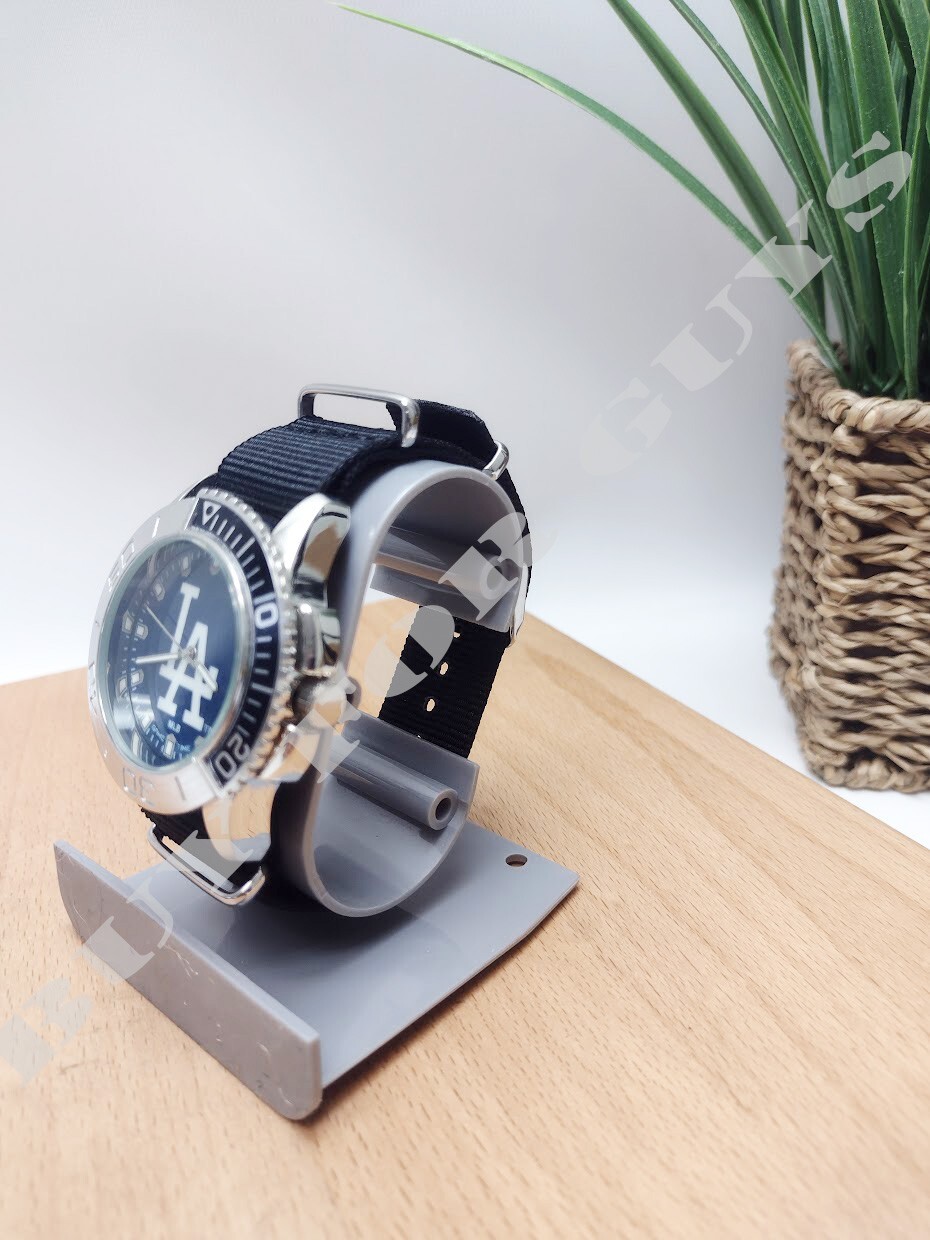 LA Dodgers MLB Starter Men’s Watch – Black Watch – Nylon Watch – Dodgers Watch