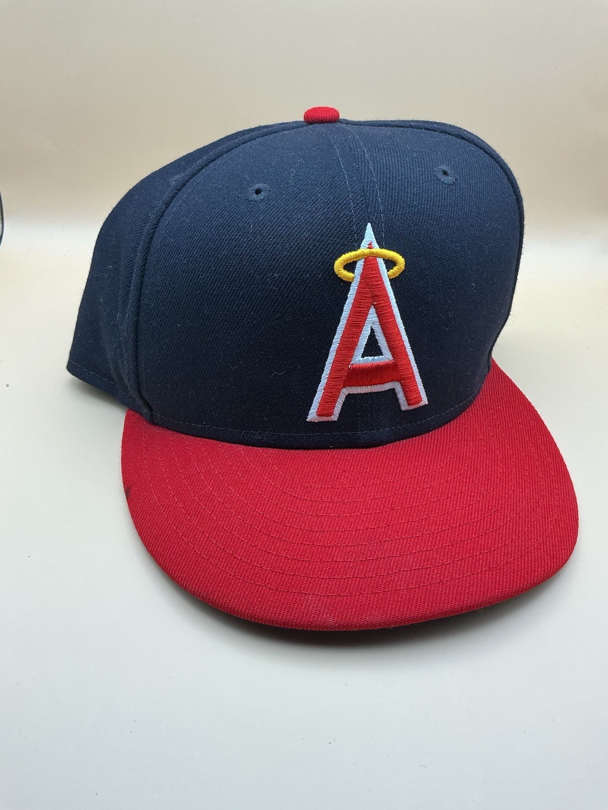 New Era MLB Los Angeles Angels Batting Practice Fitted Cap Hat, Size 7 1/2