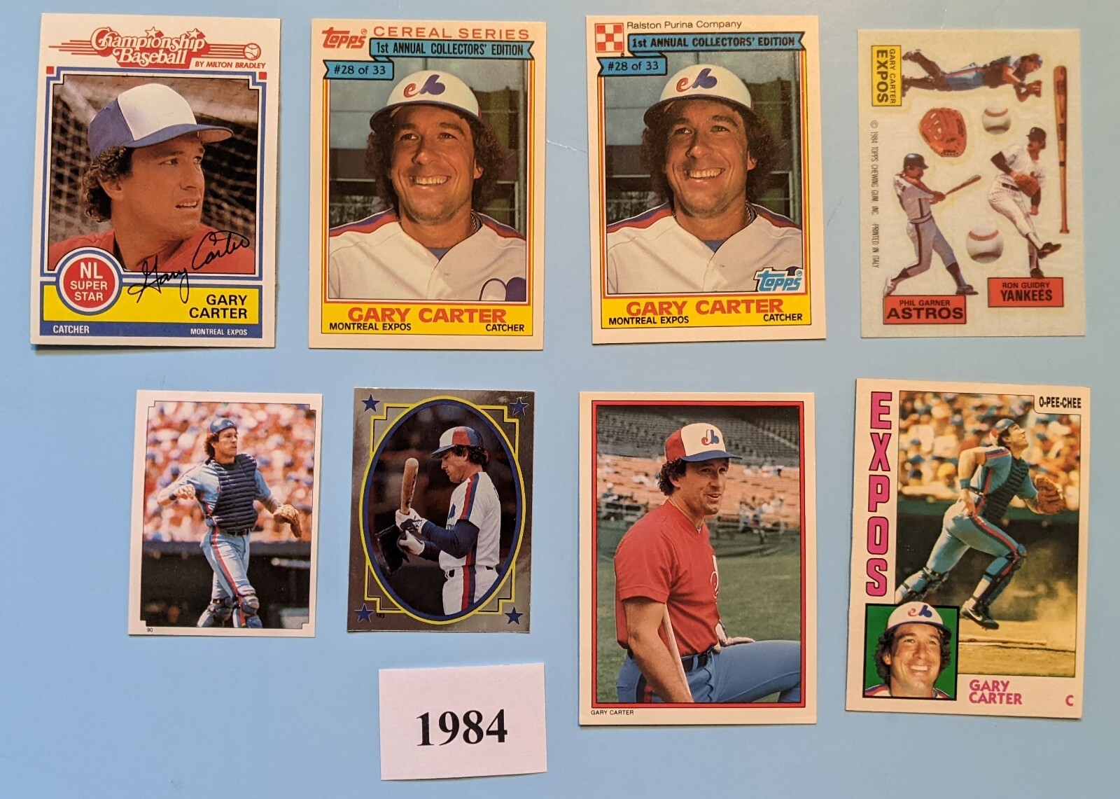 U Pick from over 200 different Gary Carter items – Oddball & More