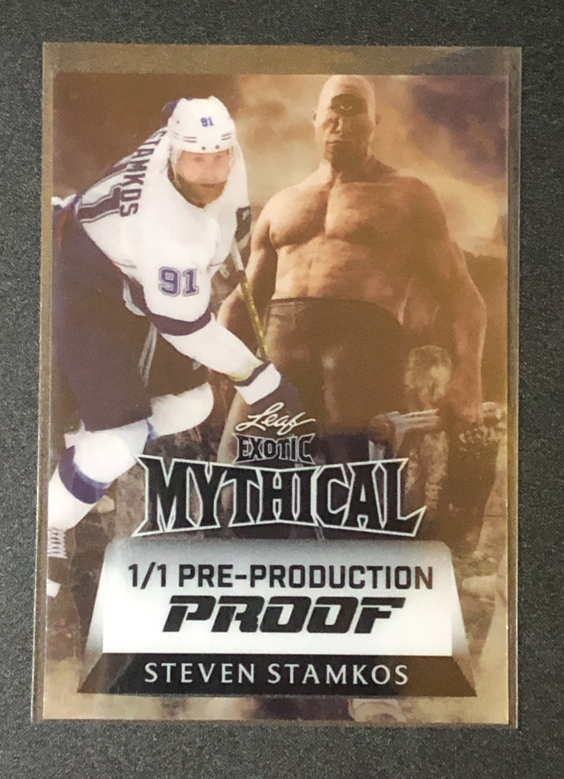 2024 Leaf Exotic 🏒 STEVEN STAMKOS Mythical CYCLOPS #1/1 Tampa Bay LIGHTNING ⚡