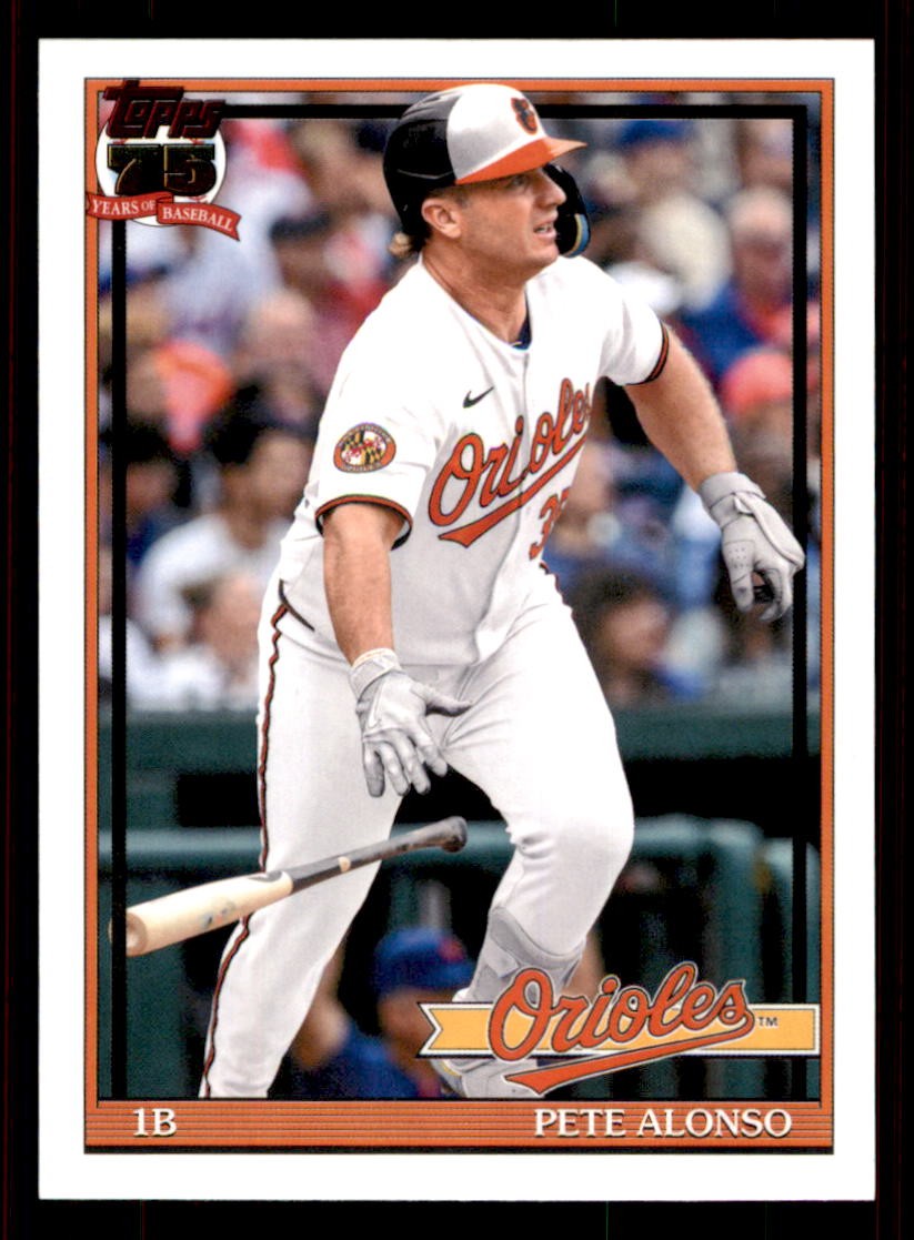 2026 Topps 1991 Topps Baseball #91B2-32 Pete Alonso Baltimore Orioles