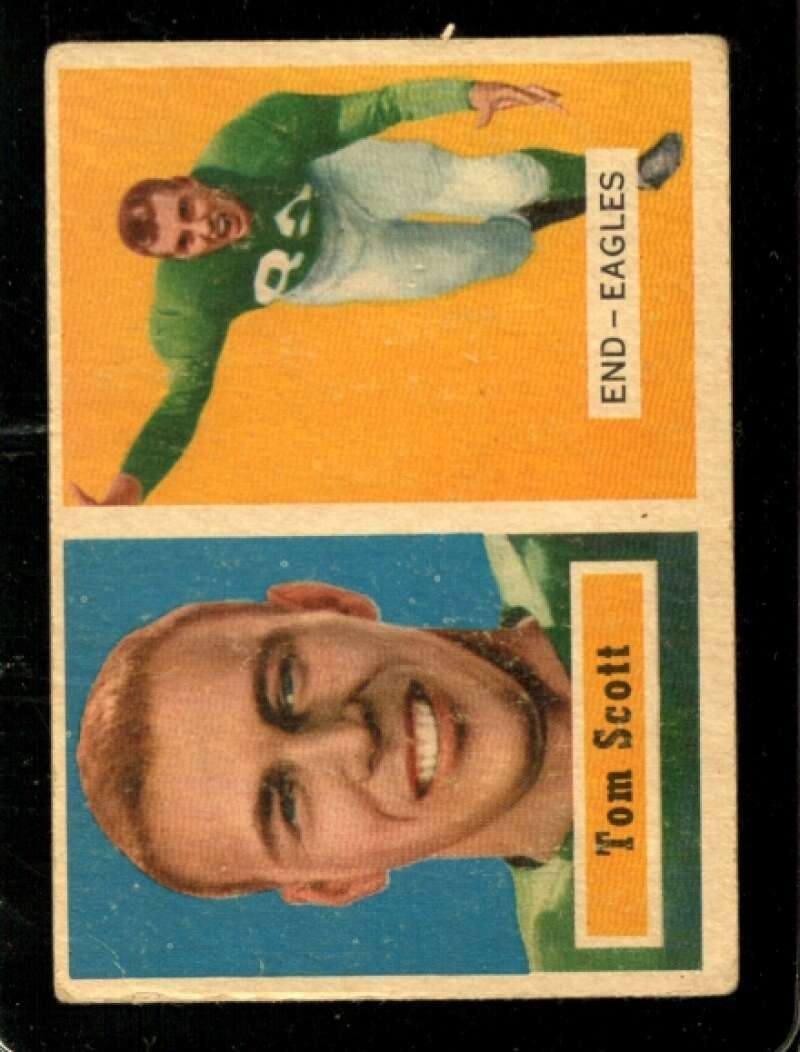 1957 TOPPS #25 TOM SCOTT GOOD+ EAGLES *X34160