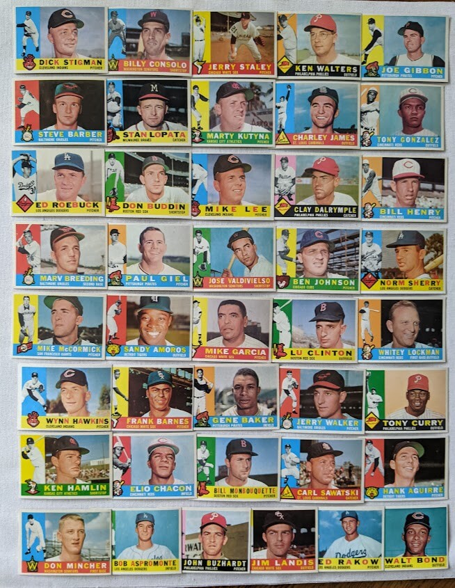 1960 Topps – HIGH NUMBER 7th Series – Set Complete/Pick One – RCs EXMT/NM $6/ea