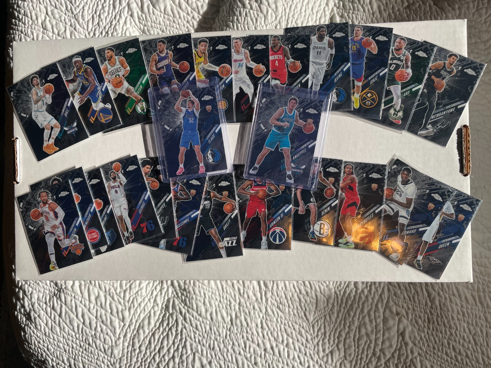 2025-2026 Topps Chrome Basketball Go Time Complete Set Including Flagg and Kon