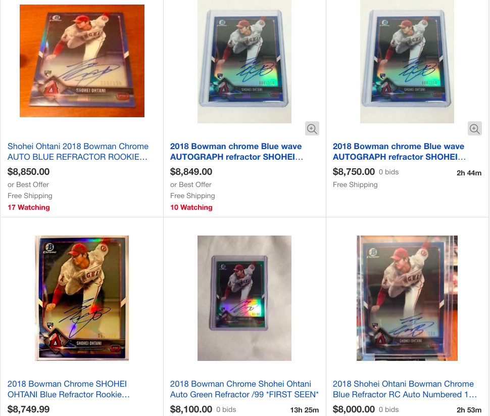 2x 2018 Bowman Baseball HOBBY Pack Look4 Shohei Ohtani Acuna Gold Juan Soto AUTO