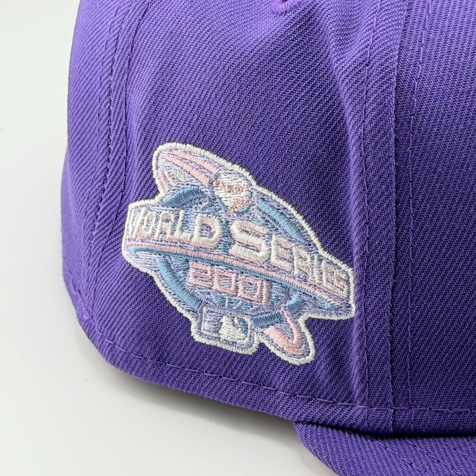 New Era Arizona Diamondbacks Fitted Hat 2001 WS Patch Purple Pink UV 7 1/2 NWT