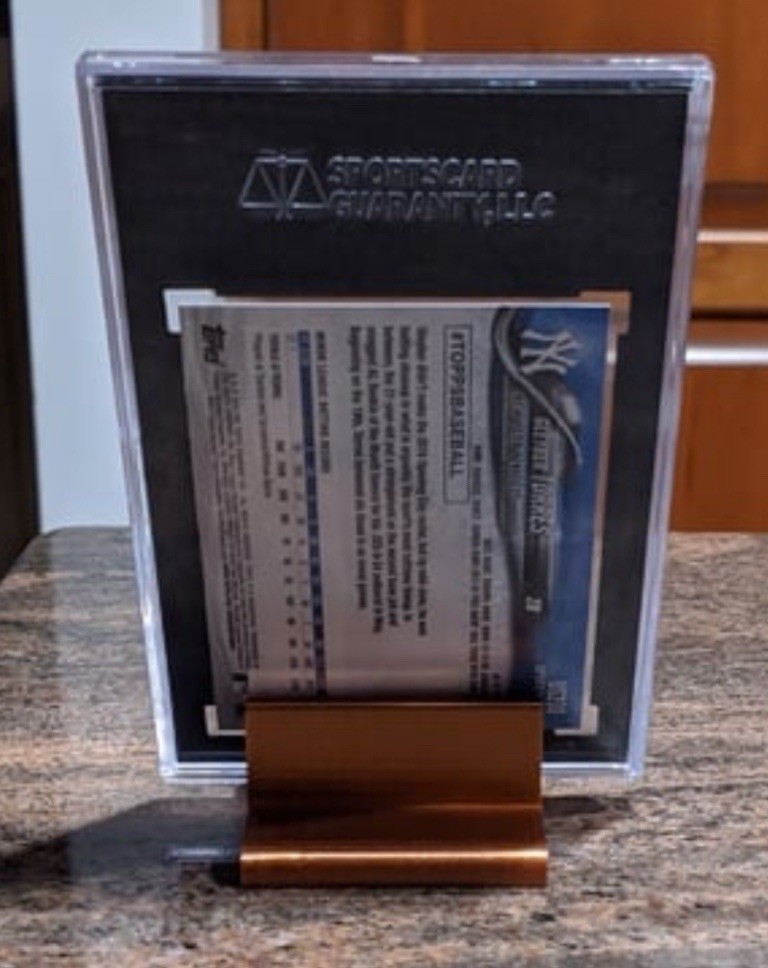 3 PACK 3D Graded Card Stand Holder PSA Display 🔥UNIVERSAL🔥 Top loader & Slabs