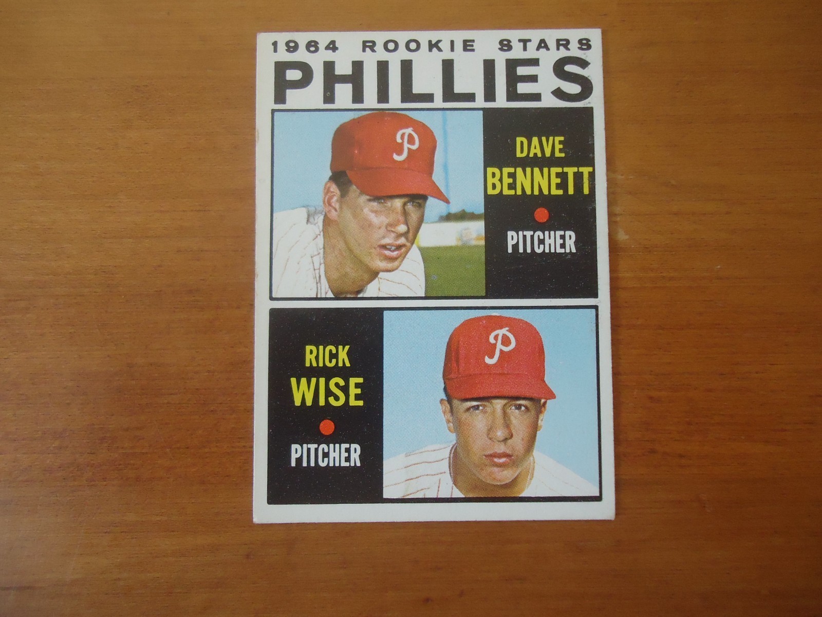 1964 Topps High Number # 561 Phillies Rookie Stars Rick Wise / Dave Bennett