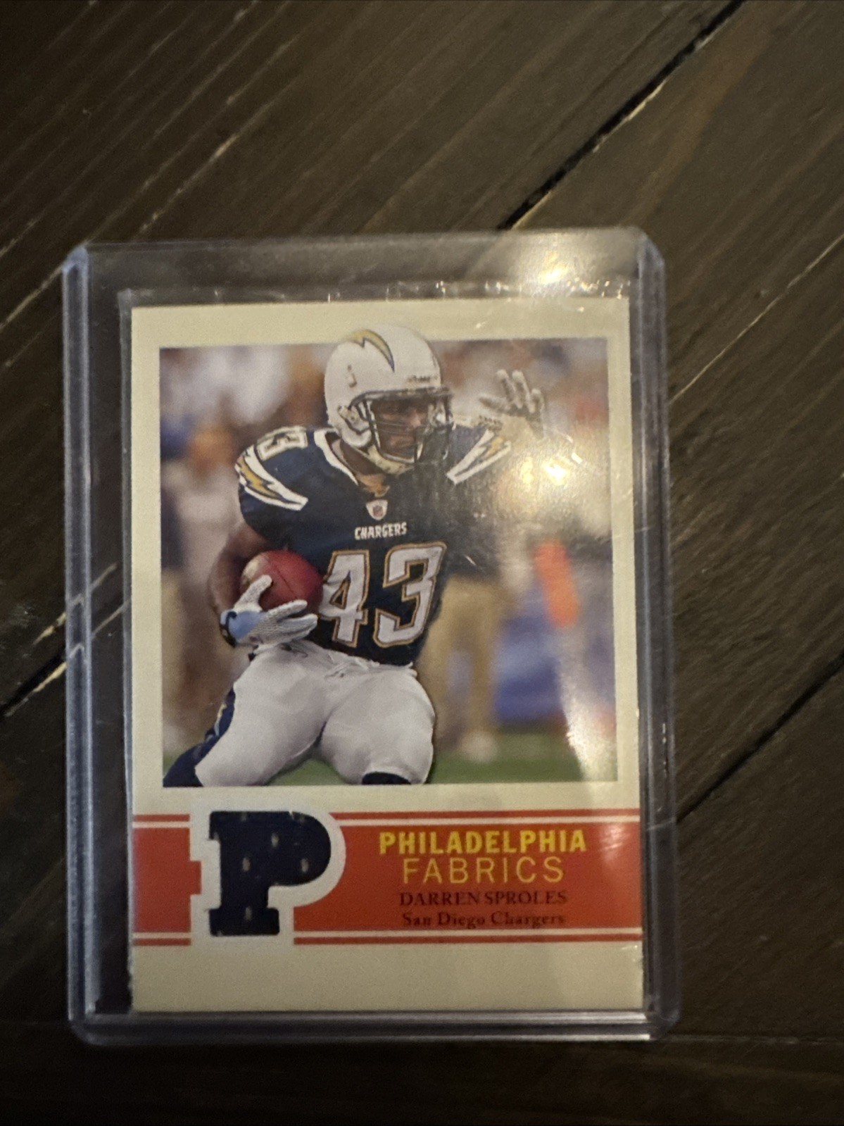 2009 Upper Deck Philadelphia – Philadelphia Fabrics Darren Sproles #PF-DS (MEM)