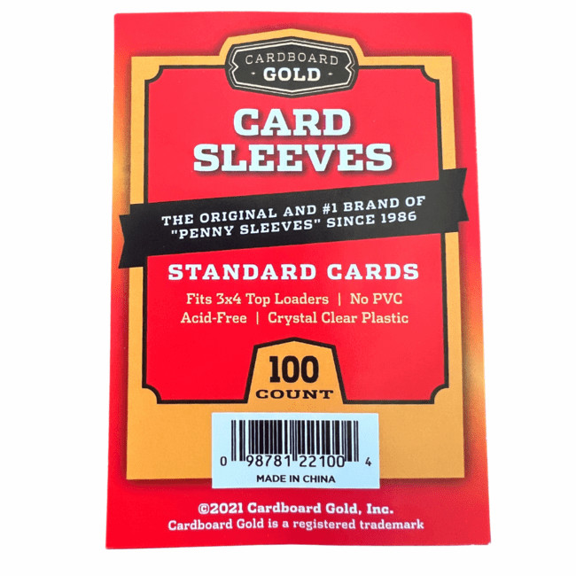 Cardboard Gold Standard Card “penny” Sleeves 100, 200, 300, 400, 500, 1000, 2000