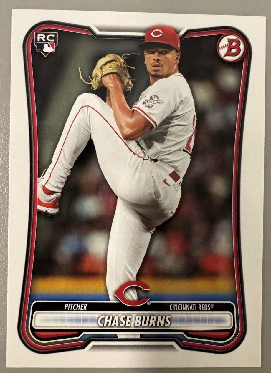 2026 Bowman Chase Burns Rookie #3 Cincinnati Reds RC