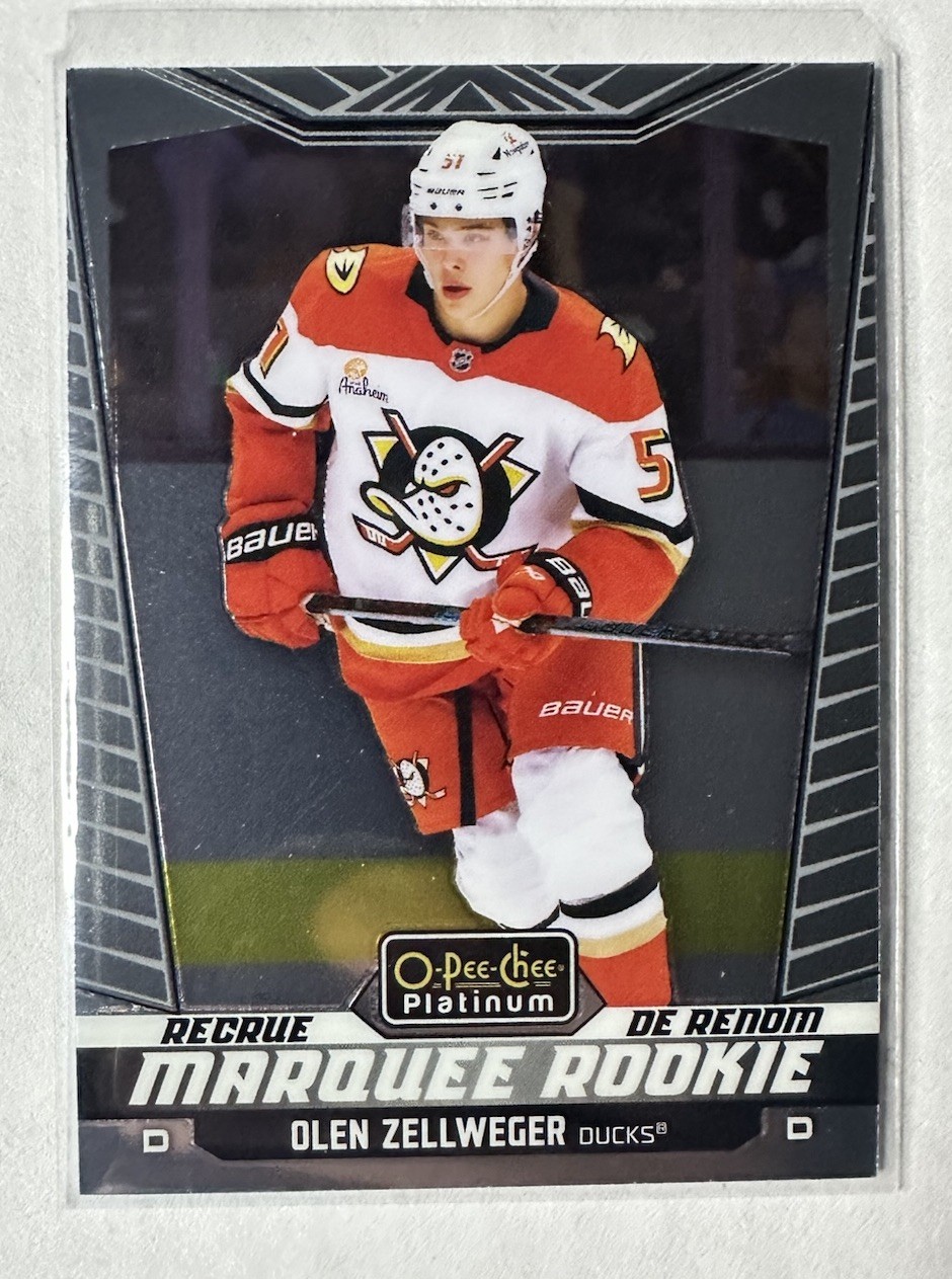 2024-25 O-Pee-Chee OPC Platinum Olen Zellweger RC #207
