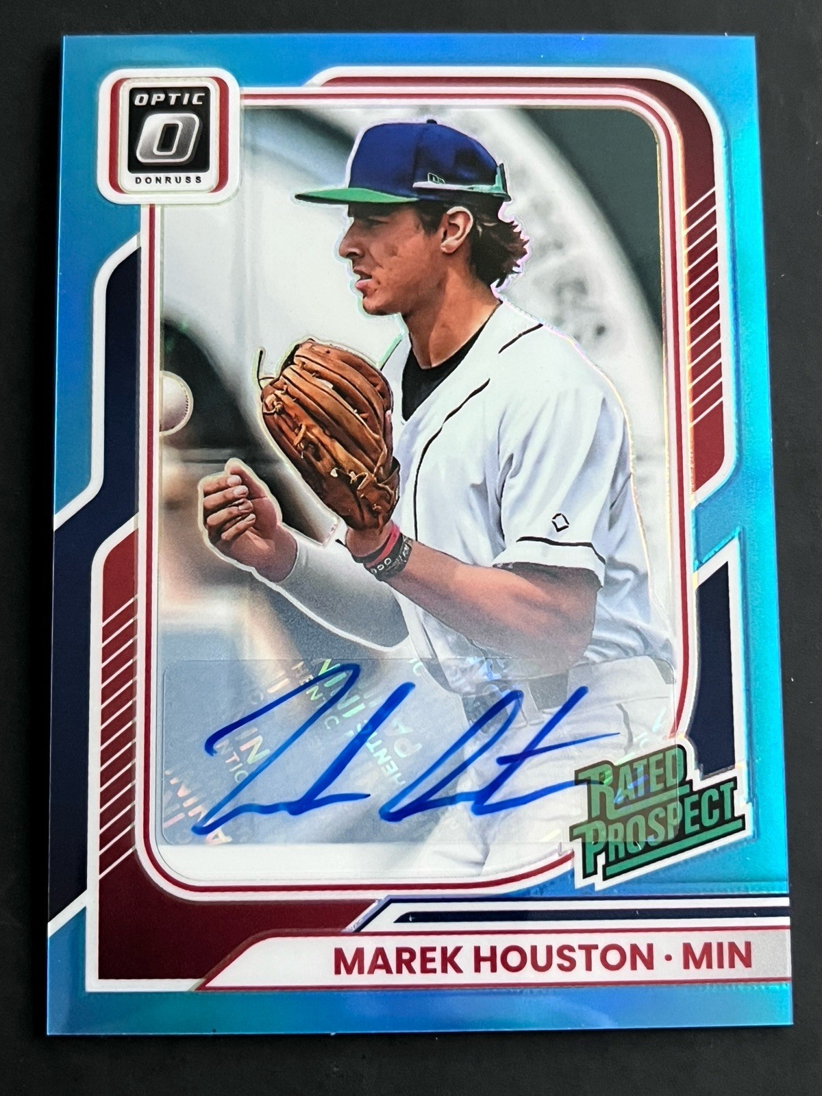 2026 Donruss Marek Houston Auto /49 Optic Prizm Holo