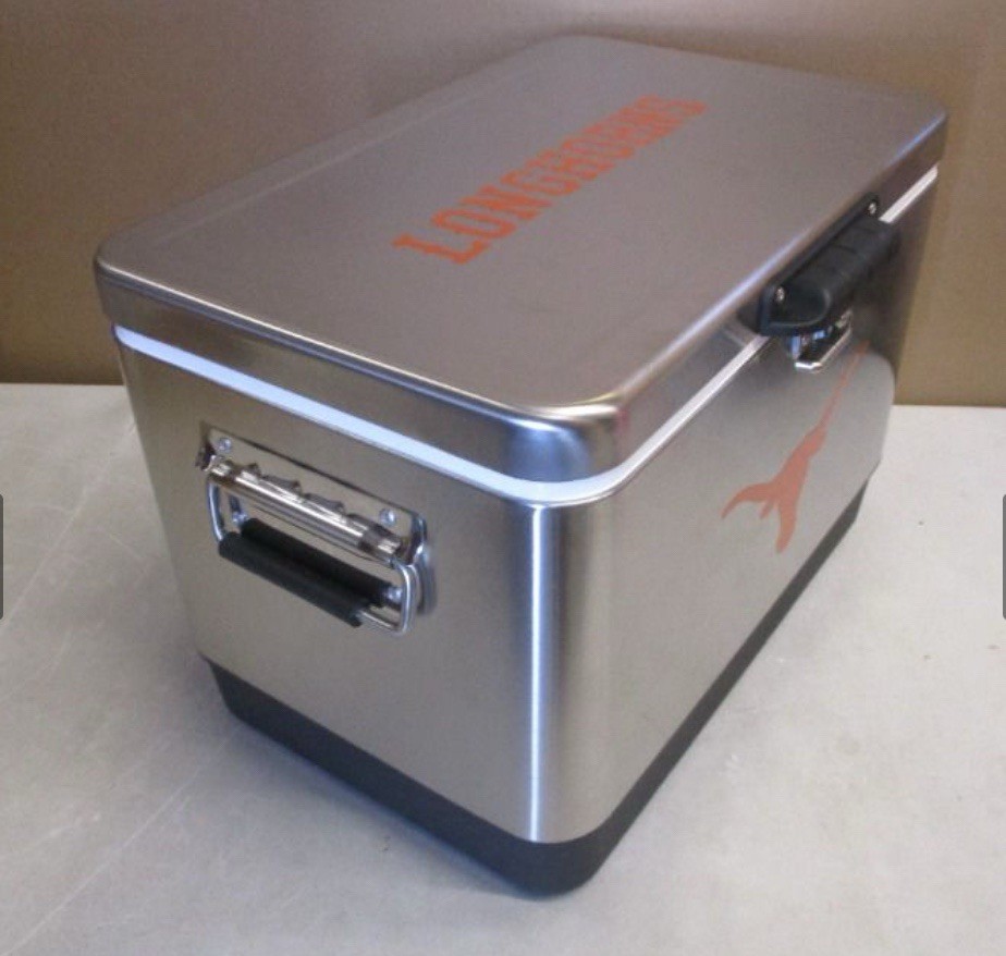 The Memory Company Licensed NCAA 29L Stainless Steel Cooler – Texas Longhorns!